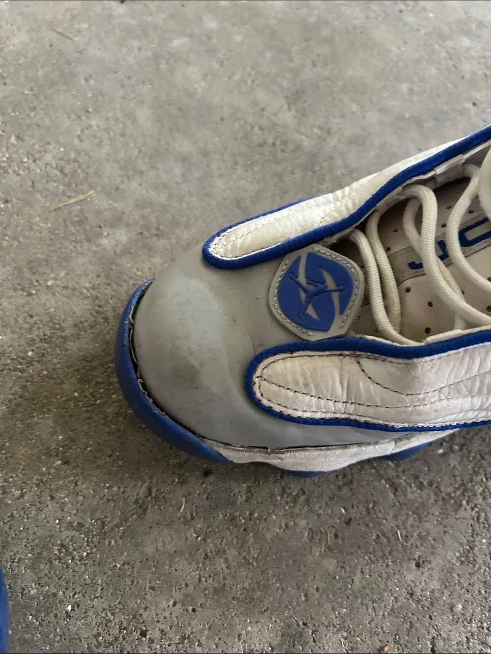 Nike JORDAN VP Blue and White Athletic Sneakers